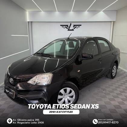 TOYOTA ETIOS 1.5 XS 16V FLEX 4P AUTOMÁTICO TOYOTA ETIOS 1.5 XS 16V FLEX 4P AUTOMÁTICO